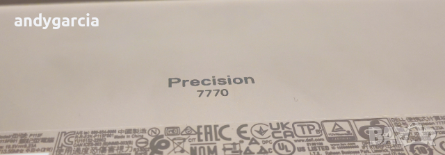 Dell Precision 7770/Core i5-12600HX/32GB CAM RAM/256GB SSD NVME/Intel HD/Гаранция 28 месеца, снимка 10 - Лаптопи за работа - 44958715