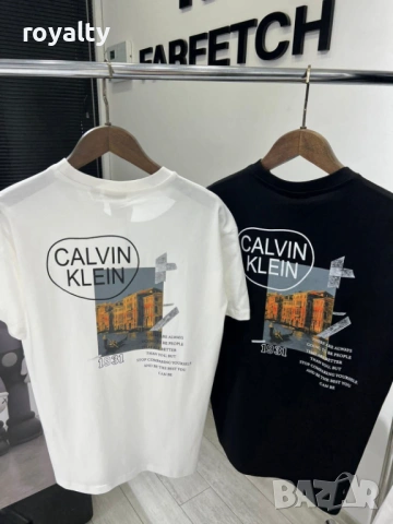 Calvin Klein Нови Мъжки Тениски Два Цвята , снимка 2 - Тениски - 54054161