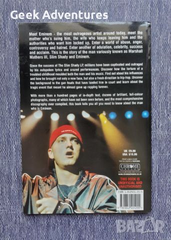 Еминем Автобиография Книга със Снимки Английски Език Eminem Story 2001, снимка 2 - Колекции - 46591308