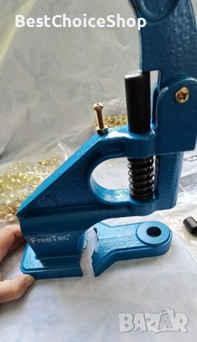 FreeTec, машина за пресоване на капси 6/10/12 мм. Преса за капси, перфоратор, кожарски, сарашки инст, снимка 3 - Други инструменти - 53586572