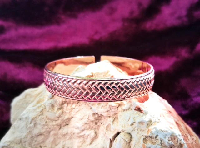 Медна терапевтична гривна 4