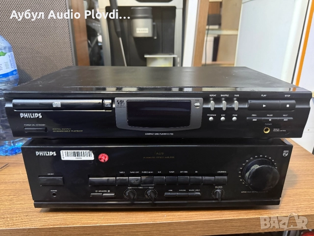 Philips FA670 Стерео усилвател CD player Philips CD 723, снимка 4 - Ресийвъри, усилватели, смесителни пултове - 52471691