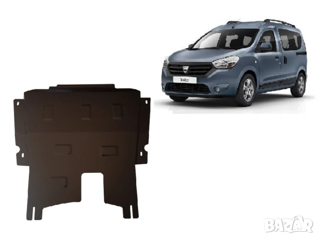 Метална кора под двигател и скоростна кутия Dacia Dokker 2012г +