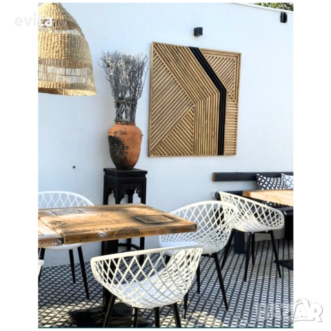 🌿 Ръчно изработено дървено пано за стена, артистичен интериорен акцент