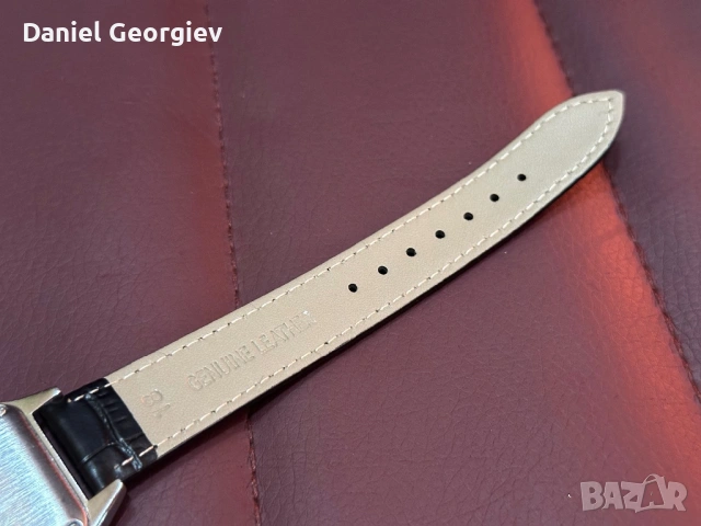 Нов Cartier Santos Часовник с Кожена Каишка, снимка 8 - Луксозни - 53925465
