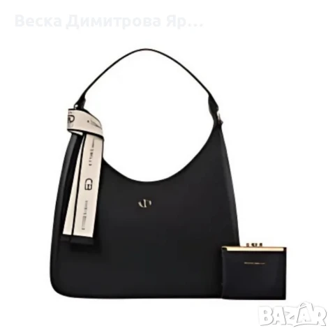 Дамска чанта CHRISBELLA с малко портмоне – Стил и удобство в едно, снимка 2 - Чанти - 50842111