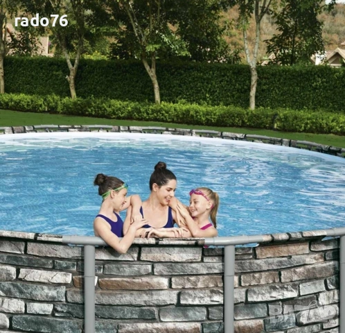 ЧИСТО НОВ басейн Bestway Power Steel 6.71×1.32 м, снимка 3 - Басейни и аксесоари - 40182643