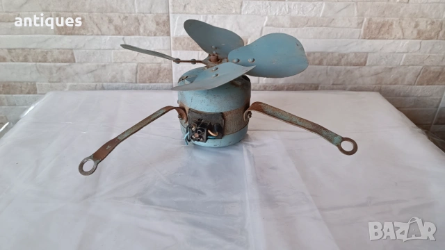 Стар вентилатор - ЕЛПРОМ - 220V - 24W - 1981г., снимка 2 - Антикварни и старинни предмети - 53019332