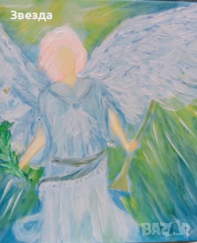 Картина "Светлината на Гавриил", снимка 3 - Картини - 50841136