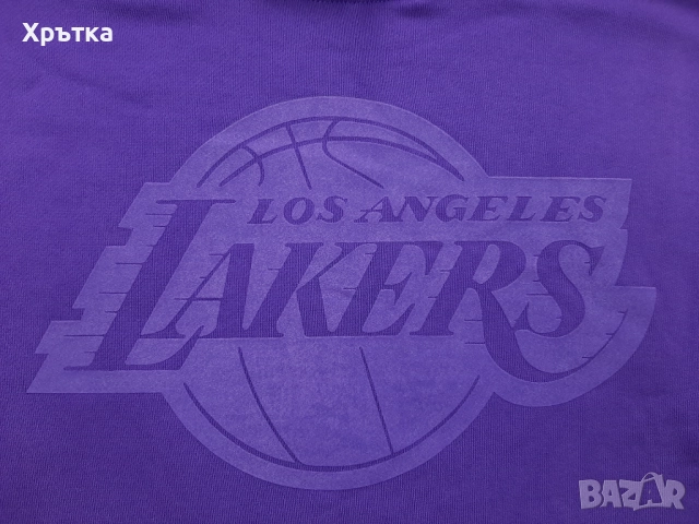 Jordan NBA Lakers 75th Anniversary - Оригинален мъжки суитшърт р-р M-L, снимка 8 - Суичъри - 52425309