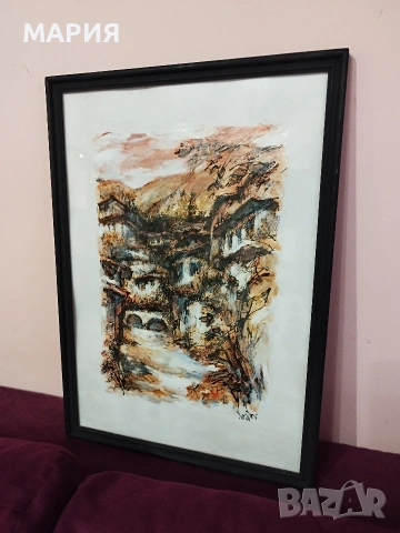 Оригинална картина от Крум Костов, снимка 6 - Антикварни и старинни предмети - 54210948