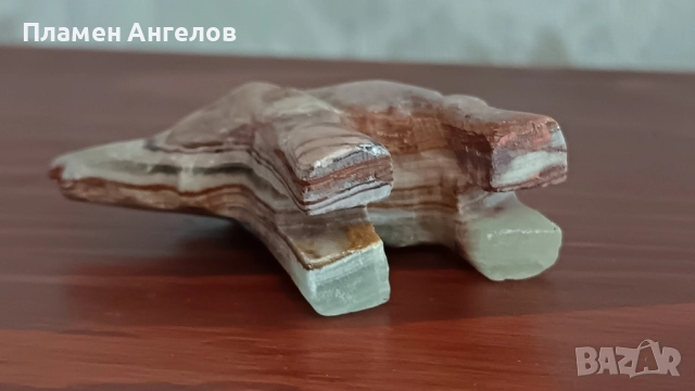 Фигурка Слонче от мраморен оникс. , снимка 8 - Колекции - 51915108