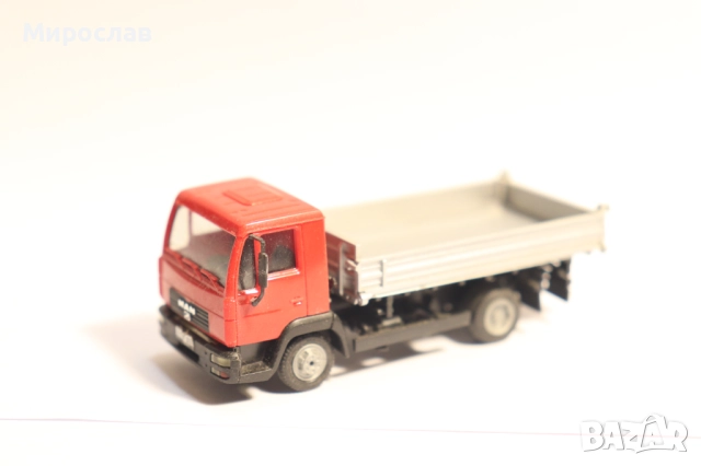 HERPA H0 1/87 MAN САМОСВАЛ КАМИОН МОДЕЛ, снимка 6 - Колекции - 52864869