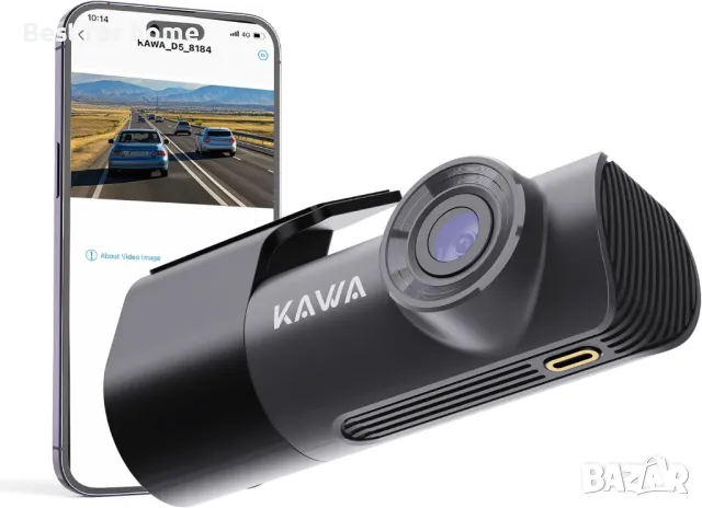 WiFi Мини даш камера  за автомобил с гласов контрол KAWA