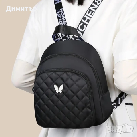 Нова раница в черен цвят, снимка 3 - Раници - 51974962