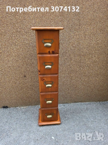 Шкафче / колонка в стил Рустик 