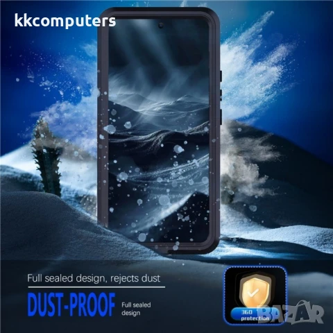 Xiaomi Redmi Note 14 Pro 5G REDPEPPER Водоустойчив / Удароустойчив Калъф + Скрийн Протектор – Черен,, снимка 2 - Калъфи, кейсове - 50728641