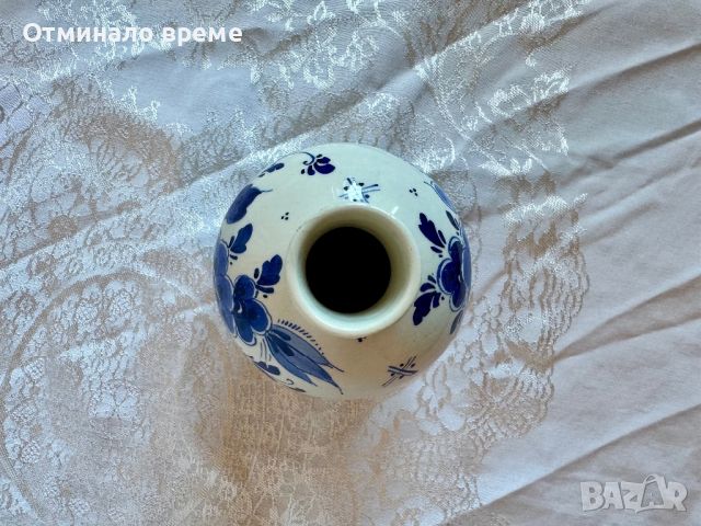 Vintage ваза на Delft, снимка 4 - Вази - 46173580