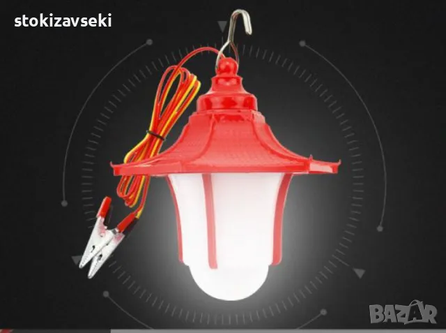 LED крушка с щипки 1440LM 6400K 12V 12W, снимка 6 - Крушки - 49515391