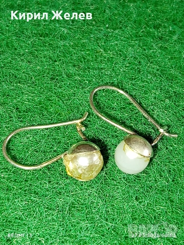 Нежни финни сребърни обеци с перли стил и елегантност 52942, снимка 2 - Обеци - 53993695