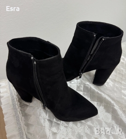 Дамски боти на ток , снимка 2 - Дамски обувки на ток - 52859462