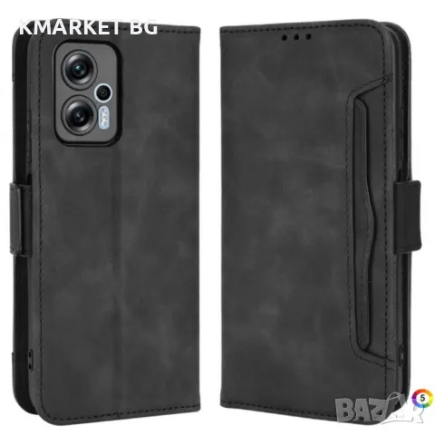 Xiaomi Poco X4 GT 5G/Redmi Note 11T Pro 5G/Note 11T Pro+ 5G Wallet Калъф и Протектор, снимка 5 - Калъфи, кейсове - 48756516