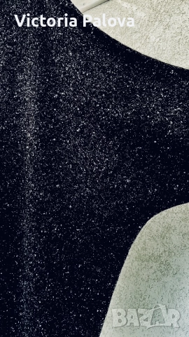 Топла черна рокля 100% вълна  COS Швеция  със speckled ефект, снимка 7 - Рокли - 52426857