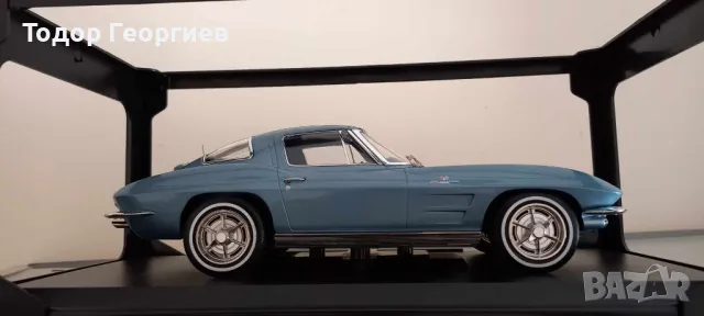 Chevrolet Corvette Sting Ray Norev 1/18, снимка 3 - Колекции - 47065687