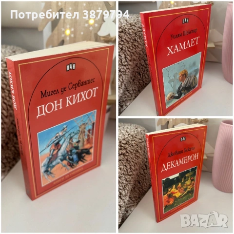 Книга за ученика:Дон Кихот,Хамлет,Декамерон