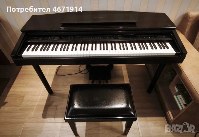 продавам дигитално пиано YAMAHA CLAVINOVA CVP-70 с съответното столче, снимка 4 - Пиана - 53452948