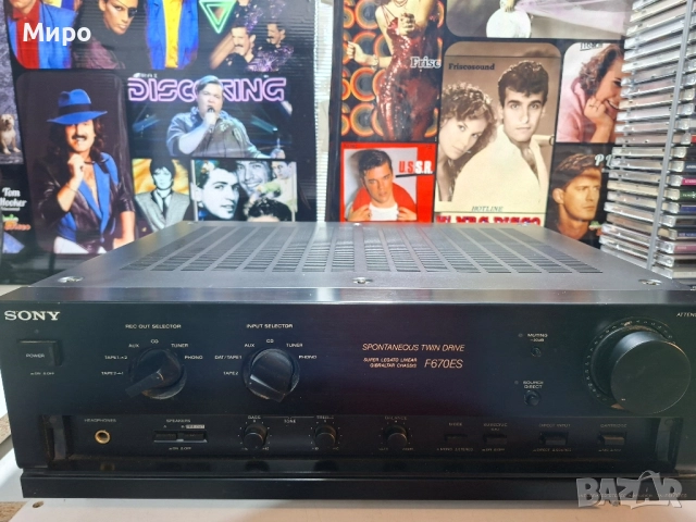 Усилвател Sony F670ES, снимка 5 - Ресийвъри, усилватели, смесителни пултове - 52585338