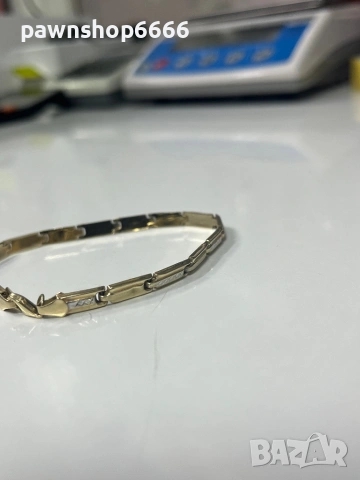 Златна гривна 14К, снимка 4 - Гривни - 53247661