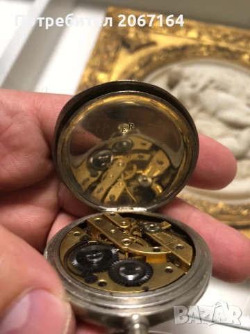 Старинен джобен часовник, снимка 6 - Джобни - 50586770