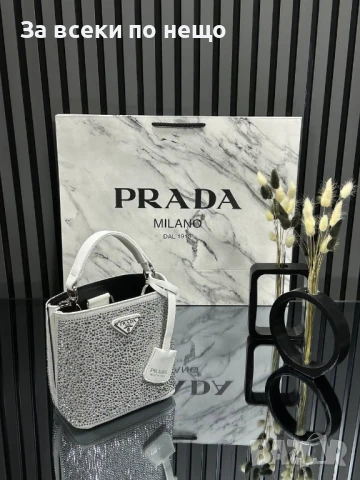 Prada Дамска Чанта Прада 17х17см - Налични Различни Цветове Код E735, снимка 3 - Чанти - 51242532