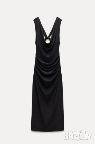 Нова прелест  Zara, размер L, с етикет цена 39лв    Перфектна за специални поводи, коктейли и вечерн, снимка 4 - Рокли - 52349023