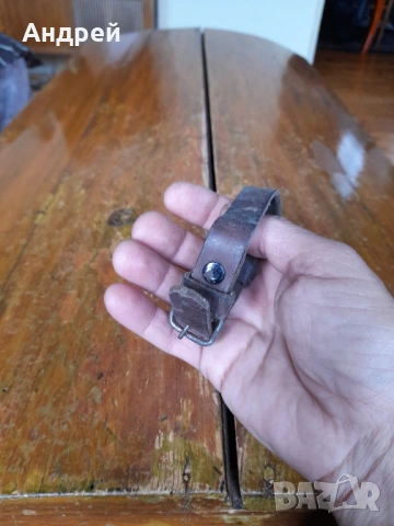 Стара кожена каишка, снимка 3 - Други ценни предмети - 53286224