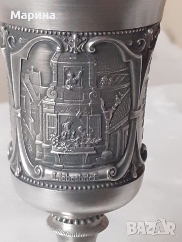 Кана и чаши за ракия от калай Antik*Vintage*, снимка 18 - Антикварни и старинни предмети - 45119346