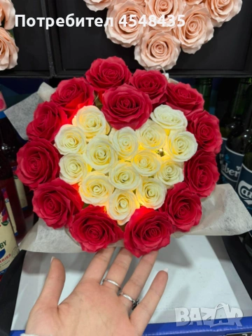 Подаръчни кутии, кошници и букети от изкуствени цветя, снимка 6 - Други - 53665069