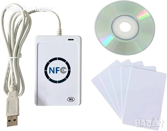 ACS ACR122U NFC RFID 13.56MHZ четец на карти с USB кабел