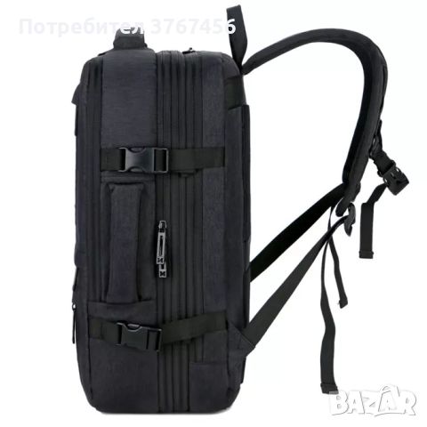 Раница за лаптоп Urban Explorer SkylineGear, до 39.62 cm, USB порт, черна, снимка 2 - Части за лаптопи - 45596255