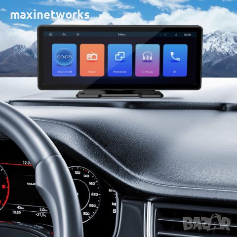 Преносим CarPlay / Android Auto дисплей  X5303, 10.26", снимка 4 - Други - 46667411