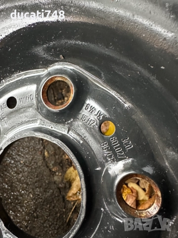 3бр. ОЕМ железни джанти 16" 5х112 - Audi, VW, Seat, Skoda, снимка 6 - Гуми и джанти - 51987048