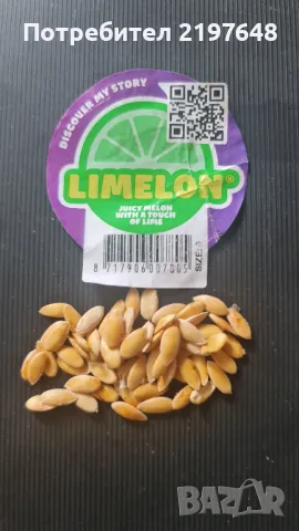 Семена пъпеш лимонен, снимка 1