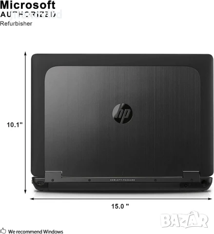 Лаптоп HP ZBook 15 G2 i7-4800MQ 16GB 256GB K2100M ГАРАНЦИЯ, снимка 4 - Лаптопи за работа - 51142887