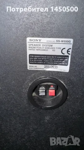 Тонколони Sony SS-W550G, снимка 2 - Тонколони - 48453700