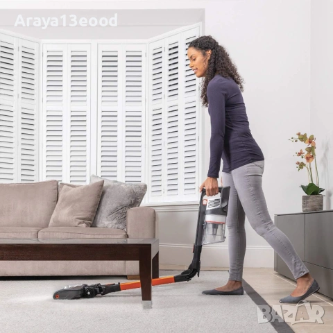 Вертикална безжична прахосмукачка Shark DuoClean IZ201EU Cordless Vacuum Cleaner, снимка 2 - Прахосмукачки - 53825574