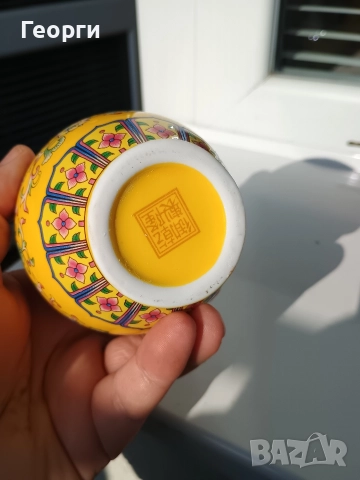 Керамична ваза-29, снимка 3 - Антикварни и старинни предмети - 52689014