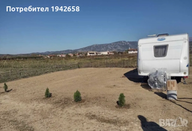 Място за каравана в Гърция