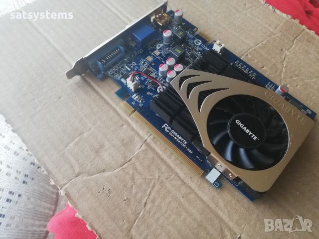 Видео карта NVidia GeForce Gigabyte 9400GT OC HDMI 1024MB GDDR2 128bit PCI-E, снимка 4 - Видеокарти - 45656068