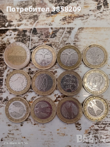 Евро монети след 2000 г. 